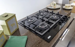 Gas Hob Photo In The Kitchen