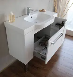 Раковина с ящиком для ванной фото