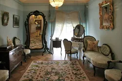19th century living room interior