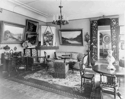 Интерьер гостиной 19 века