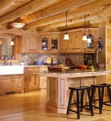 Photo of kitchen decoration with wood
