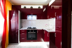 Kitchen Corner Red Design