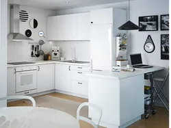 IKEA corner kitchen in the interior