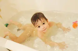 Boy In Bath Photo