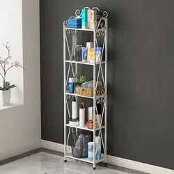Floor-Standing Bathroom Rack Photo