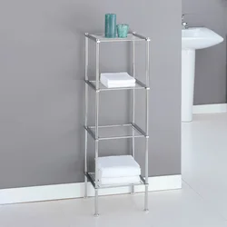 Floor-Standing Bathroom Rack Photo