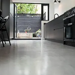 Microcement In The Kitchen Interior