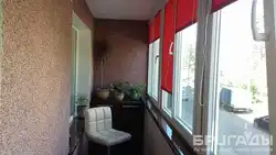 Короед штукатурка балкон фото в квартире