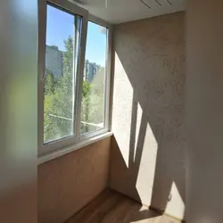 Короед штукатурка балкон фото в квартире