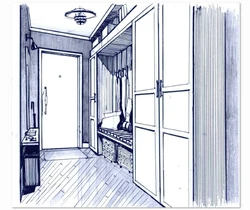 Interior Hallway Drawing