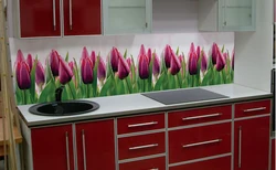 Heat-resistant panels for kitchen photo