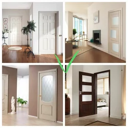 How to choose apartment doors according to design