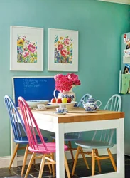 Photo of color scheme in the kitchen