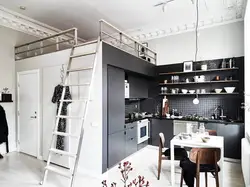 Apartment design with 5 meter ceilings