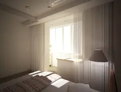 Дызайн спальні ў кватэры фота з балконам