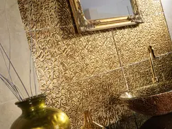 Gold Tiles For Bathroom Photo Gold