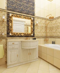 Gold tiles for bathroom photo gold