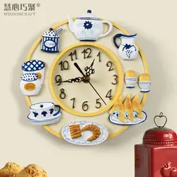 Modern clock for the kitchen photo