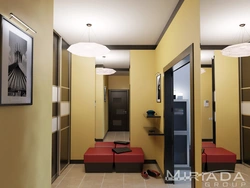 Corridor design in a 1-room apartment