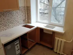 Small kitchen photo countertops