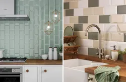 Vertical tiles for kitchen backsplash photo