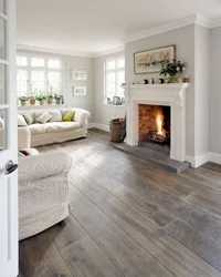 Living room interiors combination of floor and walls