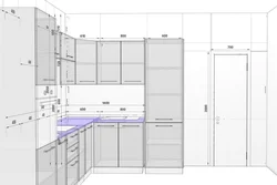 Kitchen height of upper cabinets photo