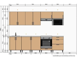 Кухня высота верхних шкафов фото