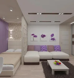 Finished design project bedroom living room