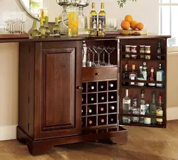 Kitchen bar cabinet design