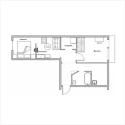 Дизайн Квартиры 2Х Комнатной 44М2 С Раздельными Комнатами