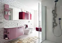 Дызайн ваннага пакоя камбінаваных сцен