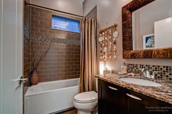 Дизайн ванной комнаты комбинированных стен