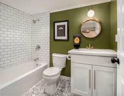 Bathroom design combined walls