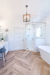 Bathroom design tiles lining