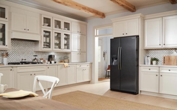 Refrigerator in classic kitchen design