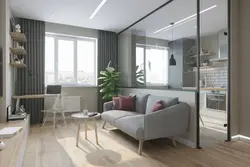 Дизайн квартиры студии с двумя окнами 30 кв м