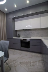 Milky Gray Kitchen Photo