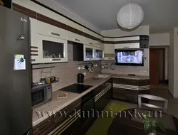 Дизайн Маленькой Кухни С Телевизором
