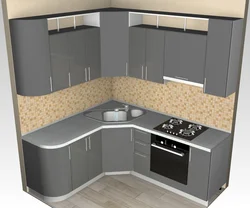 Kitchen design with sink next to refrigerator