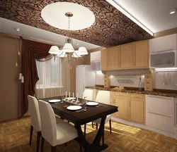 Дизайн кухни и столовой в доме 20 м
