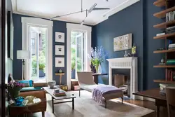 How to combine colors in the living room interior gray