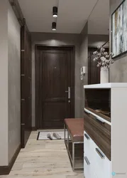 Photo of the hallway of a three-room apartment in a panel house