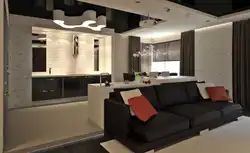 Дизайн комбинированной гостиной и кухни