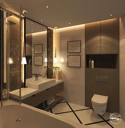 Дизайн ванной гостиной