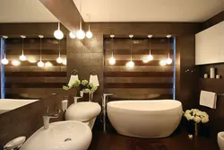 Living room bathroom design