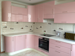 Kitchens of pale colors photo