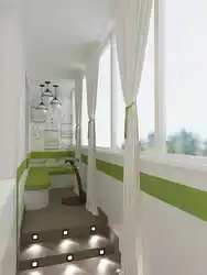 Yataq otağı kimi bir mənzildə balkonların dizaynı