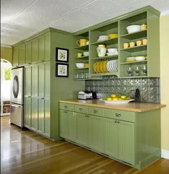 Color Combination In The Kitchen Interior Olive
