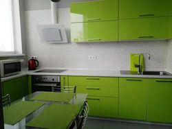 Photo of our kitchen light green